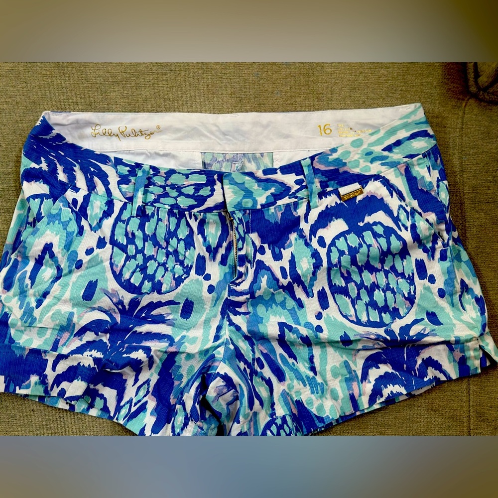 EEEUCCC Size 16 Lilly Pulitzer Callahan Shorts